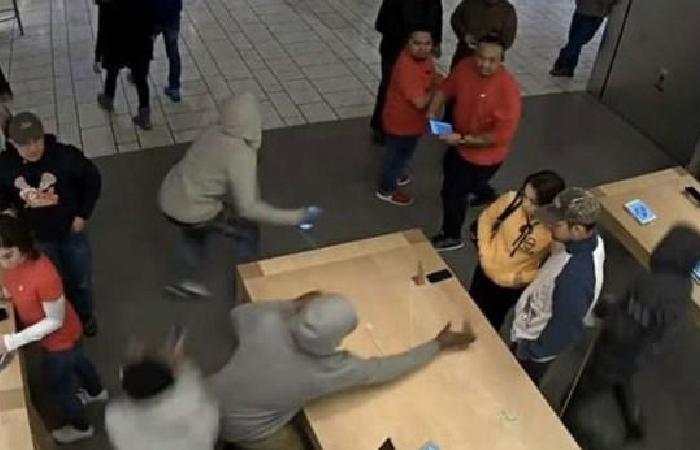 ABŞ-dakı Apple Store-a oğrular dadandı !